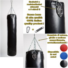 sacco boxe pieno professionale 100 120 150 180 cm 30 40 50 kg muay thai kick mma