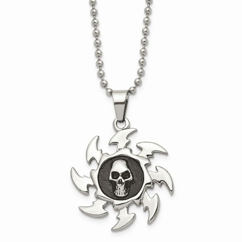 Collana con ciondolo - , teschio
