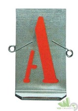 STAMPINI TRAFORATI 27 LETTERE