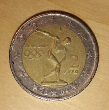 Moneta 2 euro - Grecia - Commemorativa 2004 - Olimpiadi - Rara - Circolata