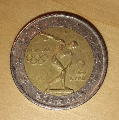 Moneta euro grecia - 2,