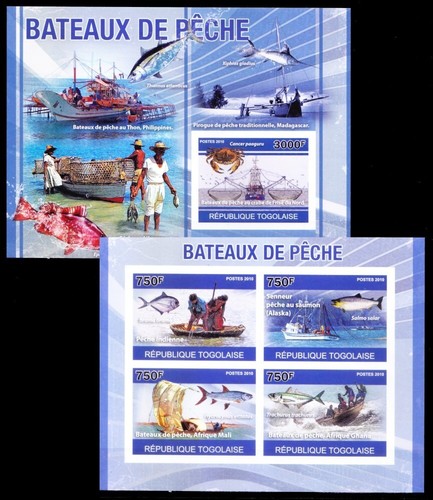 Togo 2010 mnh imperf ss - togo,