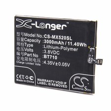 Batería para Meizu M5c M710H M710M 3000mAh 3,8V