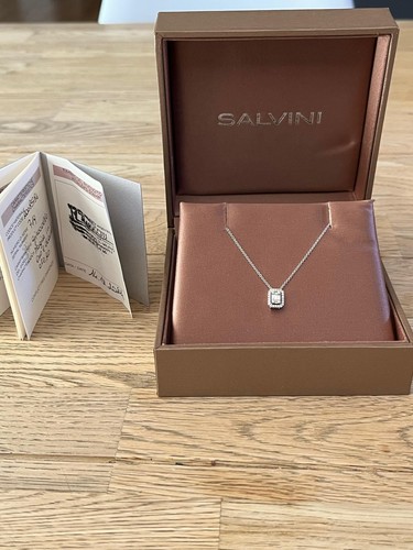Collana oro bianco 18kt con - oro,