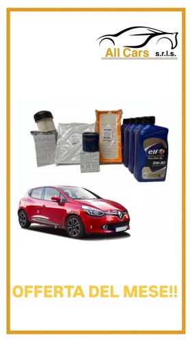 Kit tagliando renault clio 5 - renault,