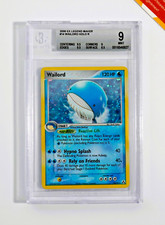 Pokemon BGS 9 Wailord #14 Holo EX Legend Maker 2006 English