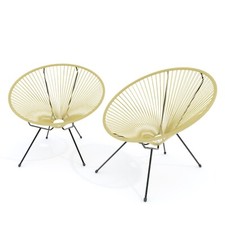 Set di 2 poltrone sedia relax