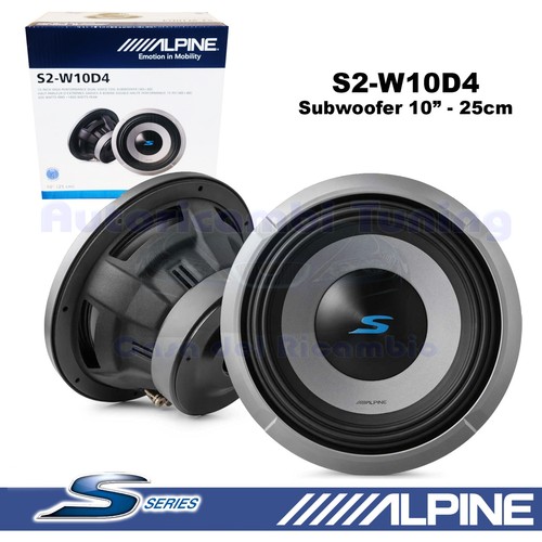 Subwoofer alpine w10d4 - alpine, 10"