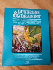 Dungeons and Dragons Companion Rules Set 3 in scatola 1984 prima stampa