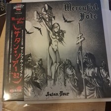  Mercyful Fate Satan Tour 2x Lp Black Wax Obi Japan!King Diamond 