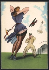 Cartolina artistica firmata