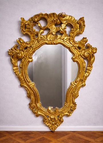 Specchio antico legno - specchio,