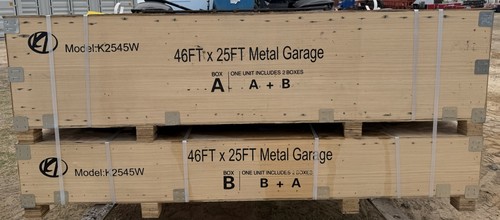 46ft 25ft metal carport - 46ft,