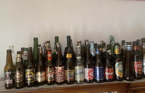 Collezione bottiglie birra - bottiglie,