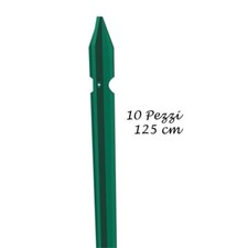 10 Pali per Recinzione Ferro