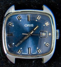 Oris Quadrante Blu Quadrato