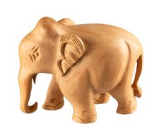 Statua Di Elefante In Legno -