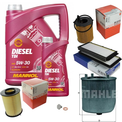 Mahle controllo set mannol - l,
