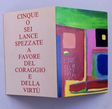 Invito mostra 1985 Nicola De Maria Carton d'invitation