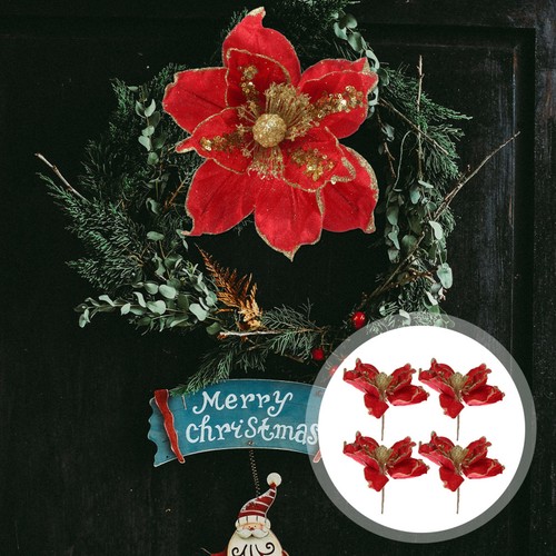 Pcs fiori stella natale - pcs,
