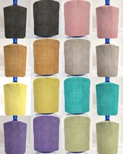 Copriborraccia in tela finta per bottiglie da 3 o 5 galloni (8 colori disponibili)