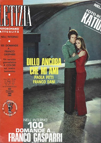 Fotoromanzo lancio letizia - lancio,