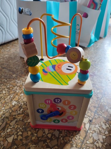 Cubo abilità motorie legno - cubo,