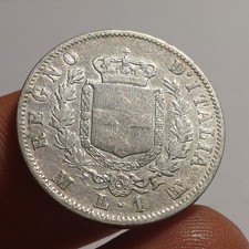 ARGENTO 835 G 5 ITALIA 1 LIRA