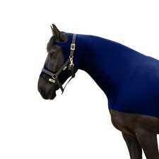 Premium Cavallo Cappuccio Pullon con Viso con Forelock Saver - Horse Sleazy Slickers
