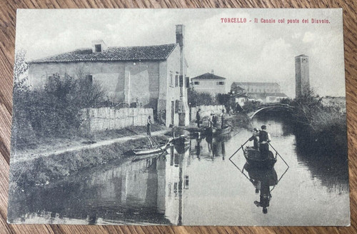 Venezia torcello il canale - il,