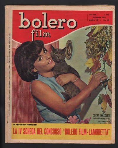 Bolero film 850 1963 cocky - 850/1963,