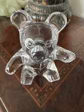 Daum Cristallo France Teddy Bear 