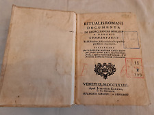 LIBRO ANTICO ESORCISMO DEL 1733 VEDI FOTO                  