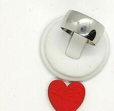 Anello Fede Fascia Uomo Donna Unisex Acciaio Inox  Doppio 11 mm