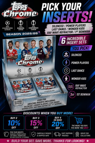 Inserti topps cromati uefa - inserti,