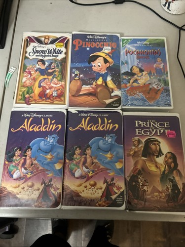 Walt disney vhs tapes - set, of
