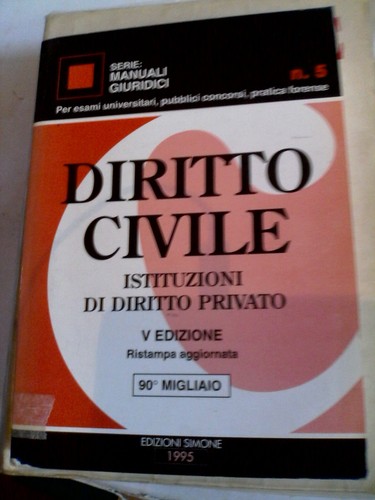 Diritto civile istituzioni di - diritto,