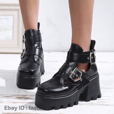 Stivaletti donna gotici tacco