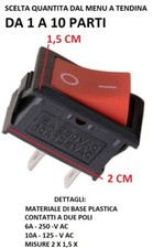 INTERRUTTORI ON OFF 2 CONTATTI ACCENSIONE SPEGNIMENTO MOTOSEGA 25CC 38CC 43CC 52