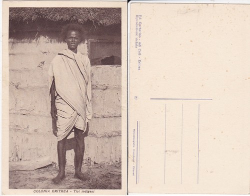 Colonia eritrea tipi indigeni - eritrea,