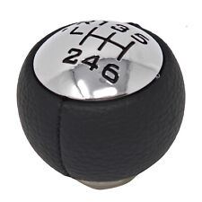 Pomello manopola cambio manuale 6 marce nero silver per Fiat Scudo NWP5