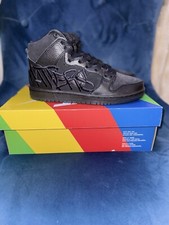 Nike Dunk High SB x FAUST nere