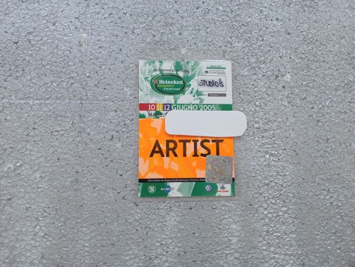 Pass backstage concerto - pass,