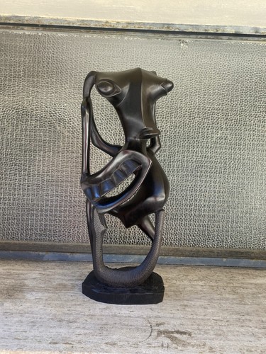 Statuetta scultura ebano - in,