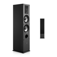 VEVOR Altoparlante da Pavimento 3 Vie a Torre Doppi Woofer ca. 133,3 mm Singolo