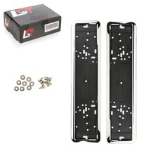 2X Supporto Targa In Acciaio