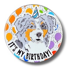 Spilla compleanno cane pastore