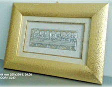 L'ULTIMA CENA QUADRO ARGENTO