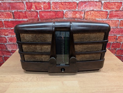 Gec bakelite valve radio art - gec,