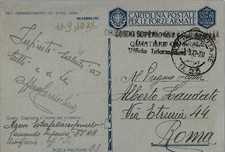 CARTOLINA POSTALE PER LE FORZE ARMATE 1942